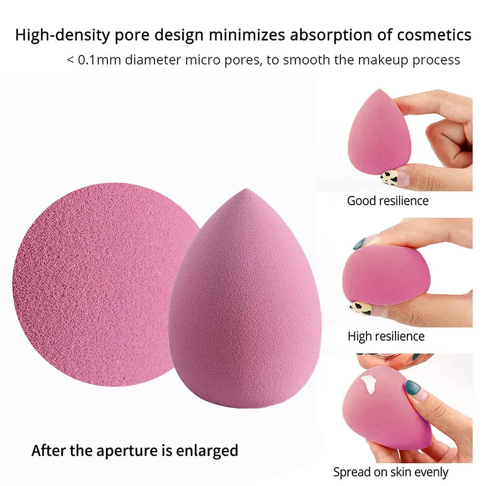 4/8Pcs Makeup Sponge Blender Beauty Egg Cosmetic Puff Soft Foundation Sponges Powder Puff Women Make up Accessories Beauty Tools