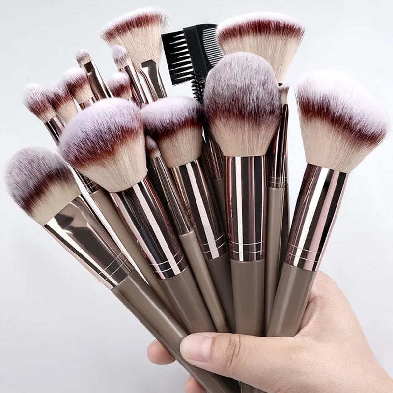 1/20Pcs Makeup Brush Set Professional Super Soft Detail Blush Highlighter Foundation Concealer Eyeshadow Brush Women Beauty Tool