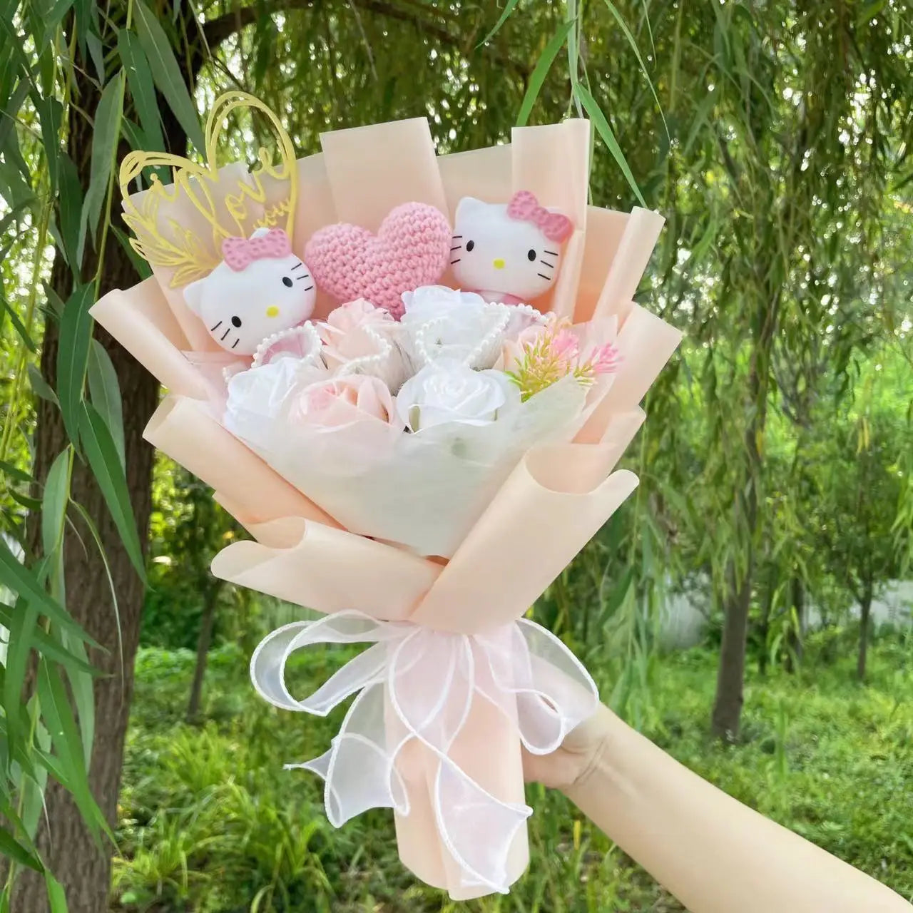 Hello Kitty Flower Bouquet Gift