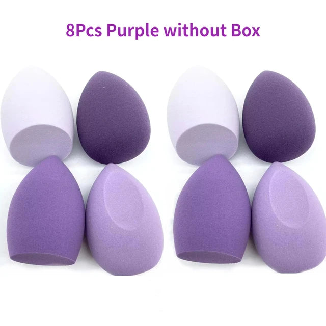 4/8Pcs Makeup Sponge Blender Beauty Egg Cosmetic Puff Soft Foundation Sponges Powder Puff Women Make up Accessories Beauty Tools