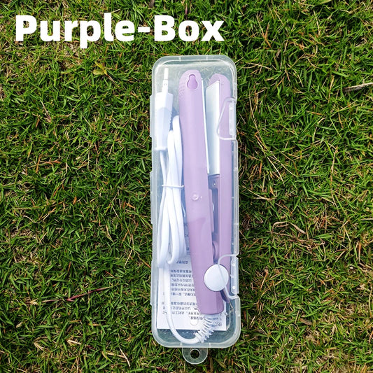 Transform Your Hair with the 3-in-1 Mini Professional Hair Straightener, Curler, and Hot Comb - High-Quality Styling Tool for Effortless Beauty