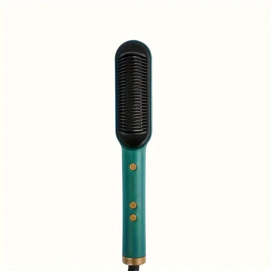 Transform Your Look with the 2-In-1 Electric Straight Hair Comb - Effortless Styling for Stunning Straight or Curled Hair!