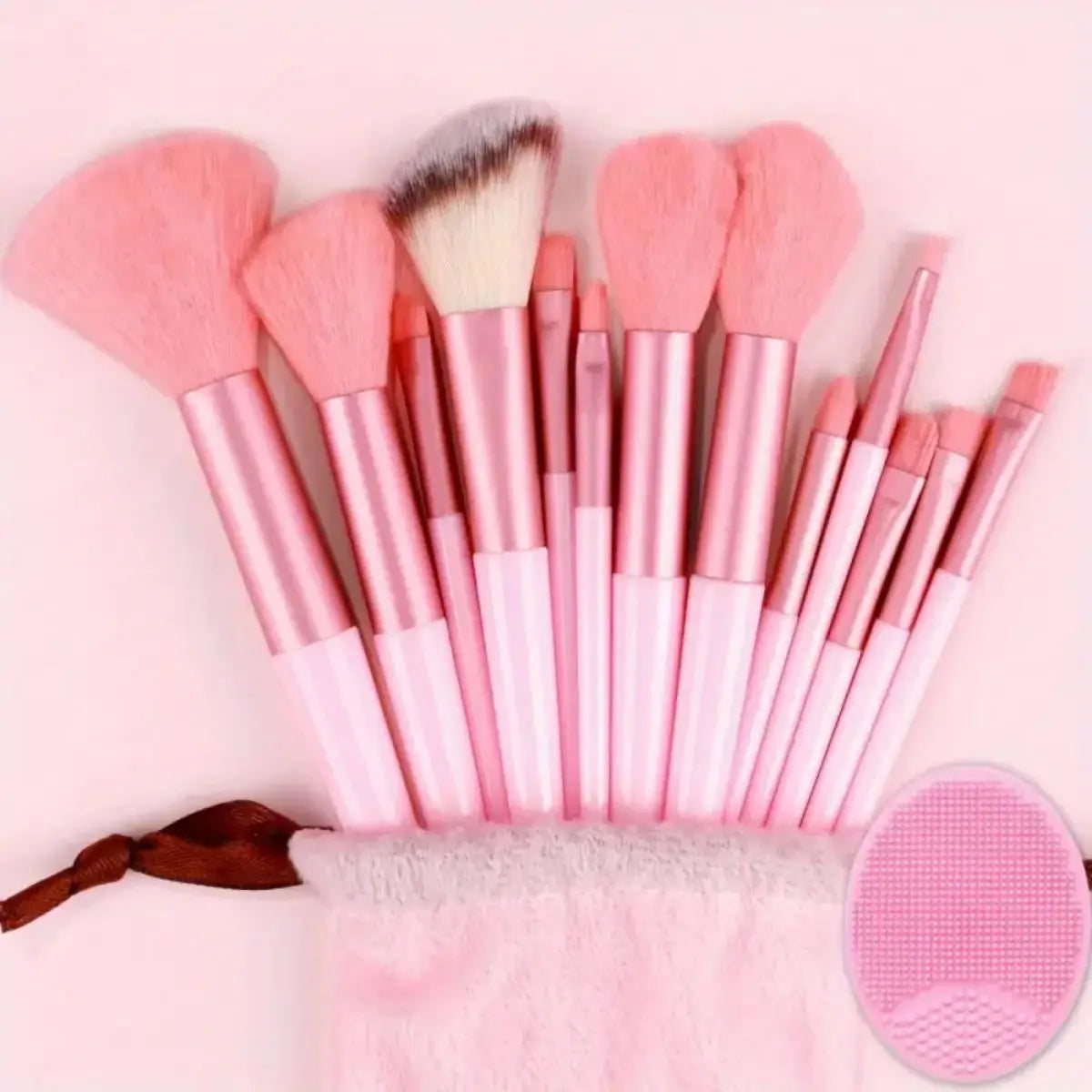 13-Piece Luxury Synthetic Nylon Makeup Brush Set