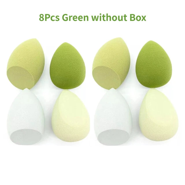 4/8Pcs Makeup Sponge Blender Beauty Egg Cosmetic Puff Soft Foundation Sponges Powder Puff Women Make up Accessories Beauty Tools